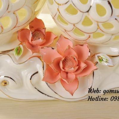 Tượng Sen Vịt - quà tặng cao cấp - sản phẩm trang trí nhà đẹp